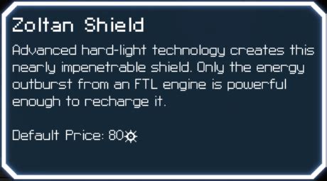 ftl augments|Zoltan Shield .